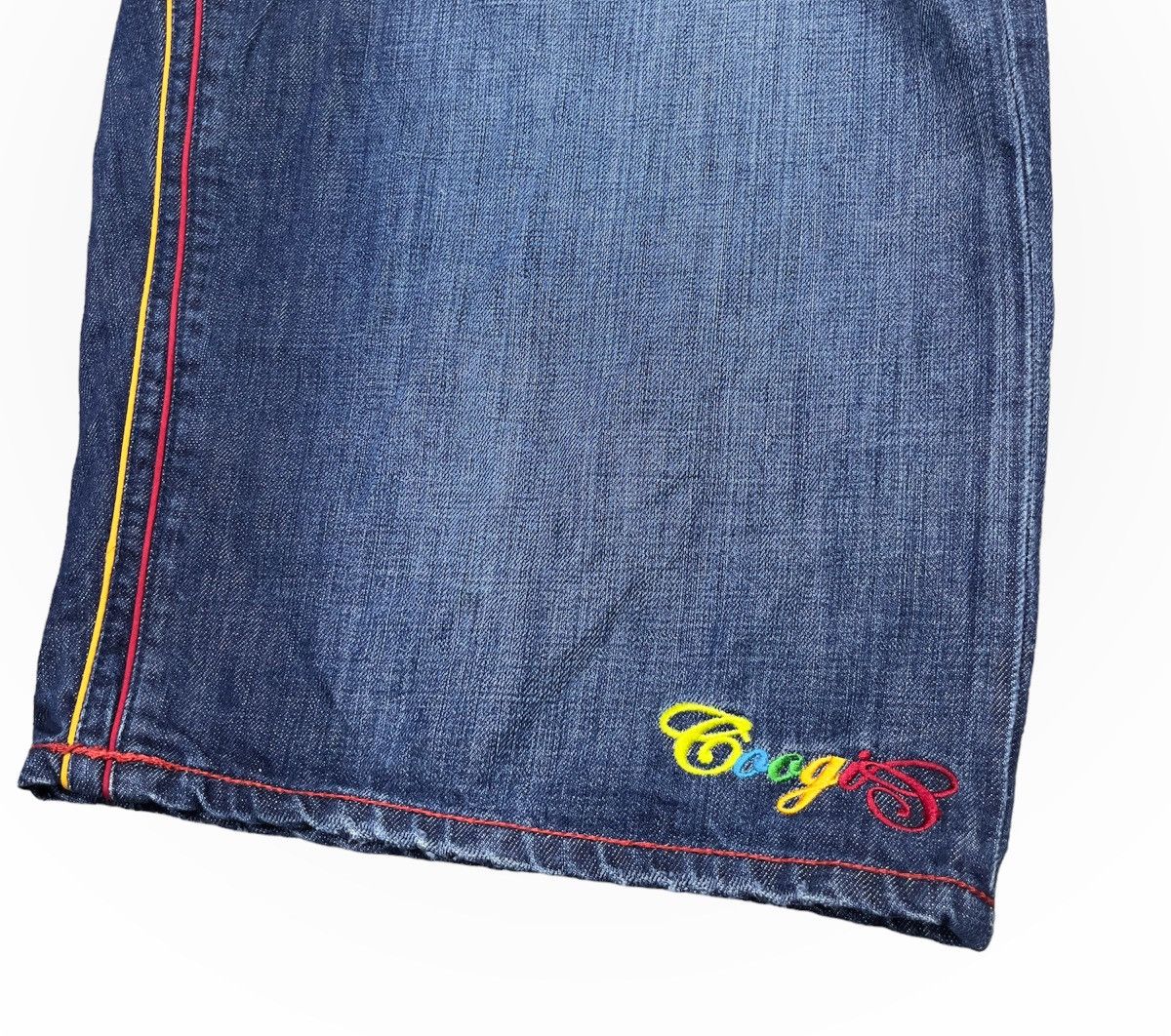 Coogi × Vintage vintage embroidered coogi denim shorts Size US 38 / EU 54 - 7 Thumbnail