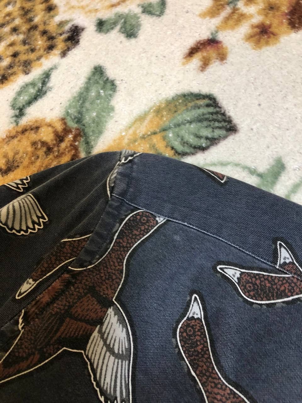 Allsaints Vintage bird print Shirt Allsaints crazy Y2K slim fit Size US XS / EU 42 / 0 - 7 Thumbnail