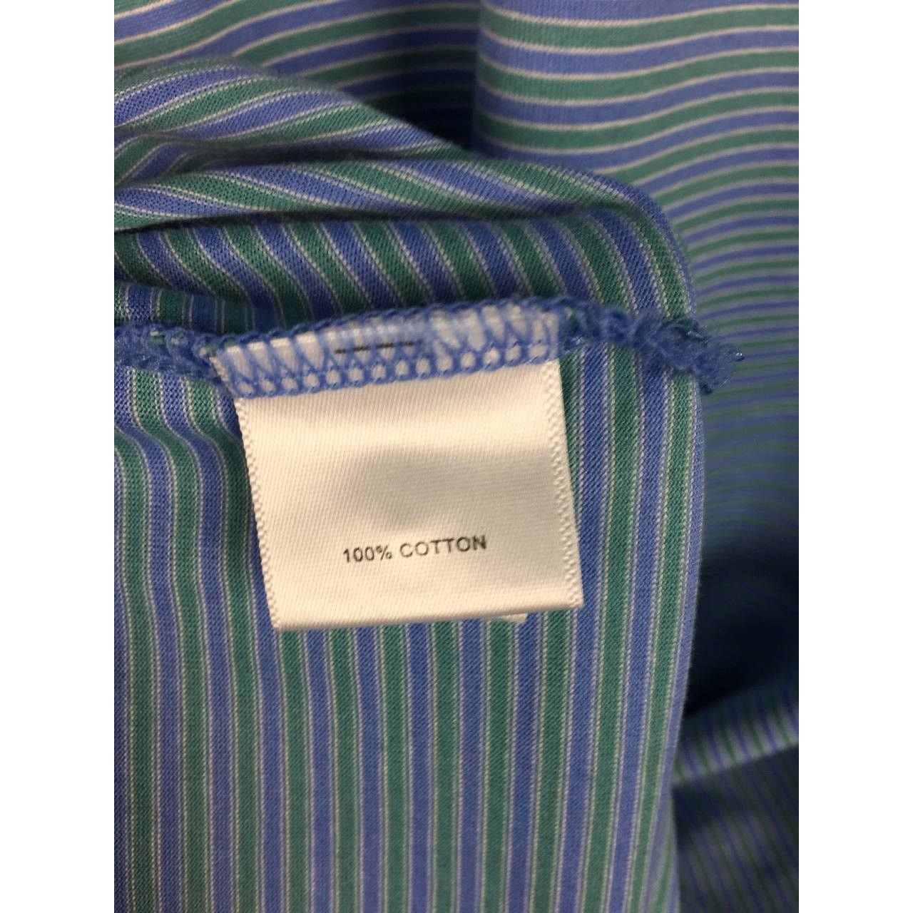 Peter Millar × Vintage Peter Millar Crown Golf Performance Striped Polo Tee Size US XXL / EU 58 / 5 - 14 Thumbnail