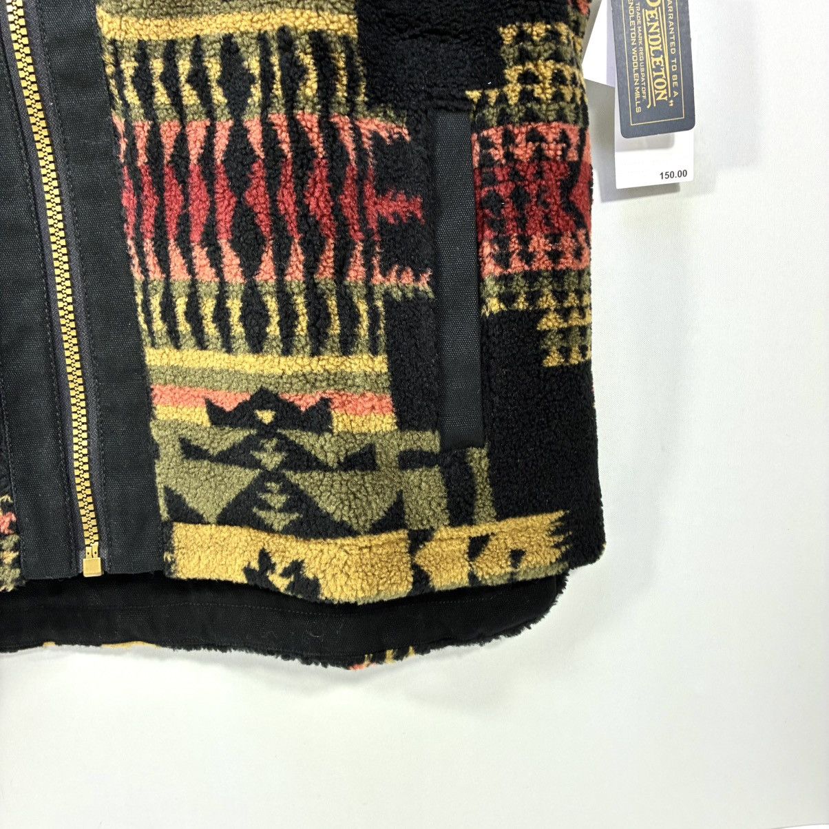 Pendleton Pendleton Ridgeline Berber Fleece Vest Mens Black XL NWT Size US XL / EU 56 / 4 - 12 Thumbnail