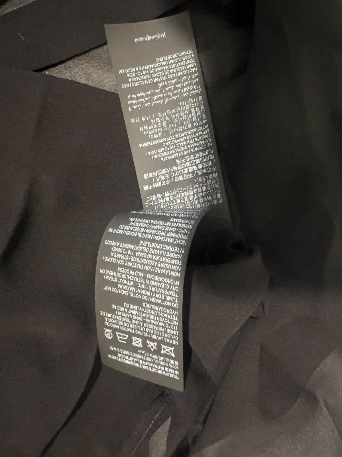 Saint Laurent Paris Saint Laurent men silk sheer transparent shirt.42/16.5$1290 Size US XL / EU 56 / 4 - 9 Thumbnail