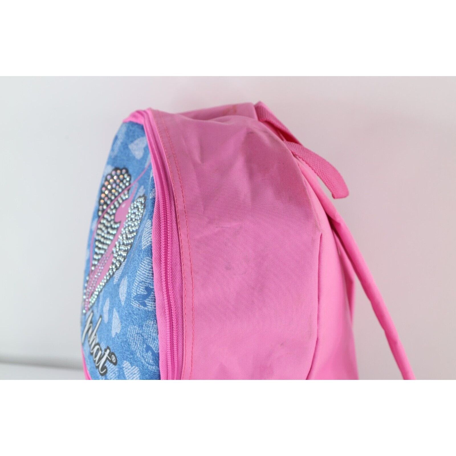 Vintage Vintage Baby Phat Distressed Spell Out Cat Heart Backpack Size ONE SIZE - 5 Thumbnail
