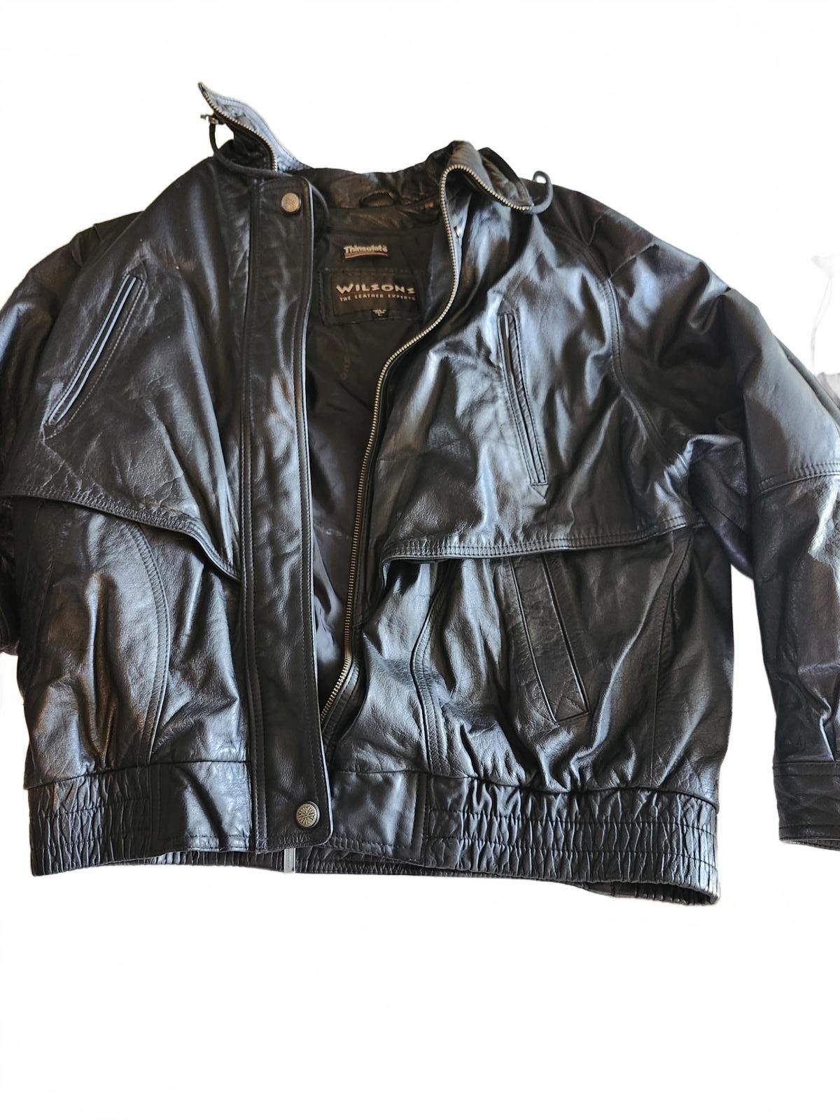 Wilson Wilson Leather Bomber jacket L Size L / US 10 / IT 46 - 1 Thumbnail