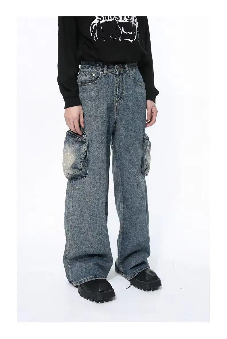 Designer × Japanese Brand Vintage Hip Hop Street Comfort Loose Casual Pants Size US 32 / EU 48 - 2 Thumbnail