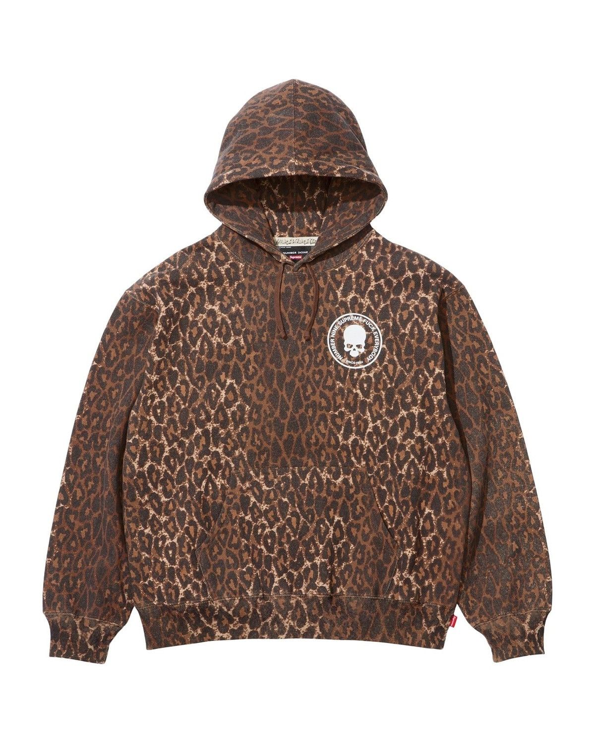 Number (N)ine × Supreme Supreme Number (N)ine Hooded Sweatshirt Leopard XXL Size US XXL / EU 58 / 5 - 1 Thumbnail