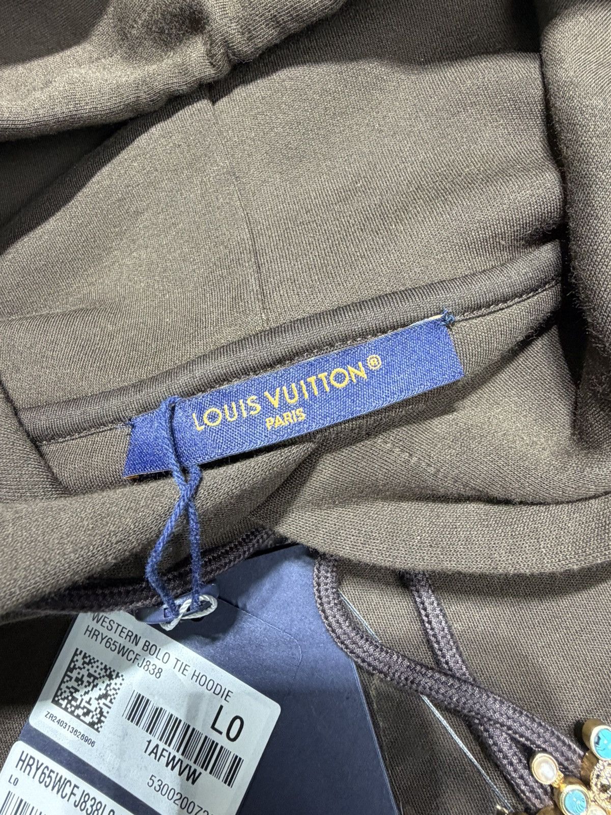 Louis Vuitton Louis Vuitton Western Bolo Tie Hoodie Size US L / EU 52-54 / 3 - 7 Thumbnail