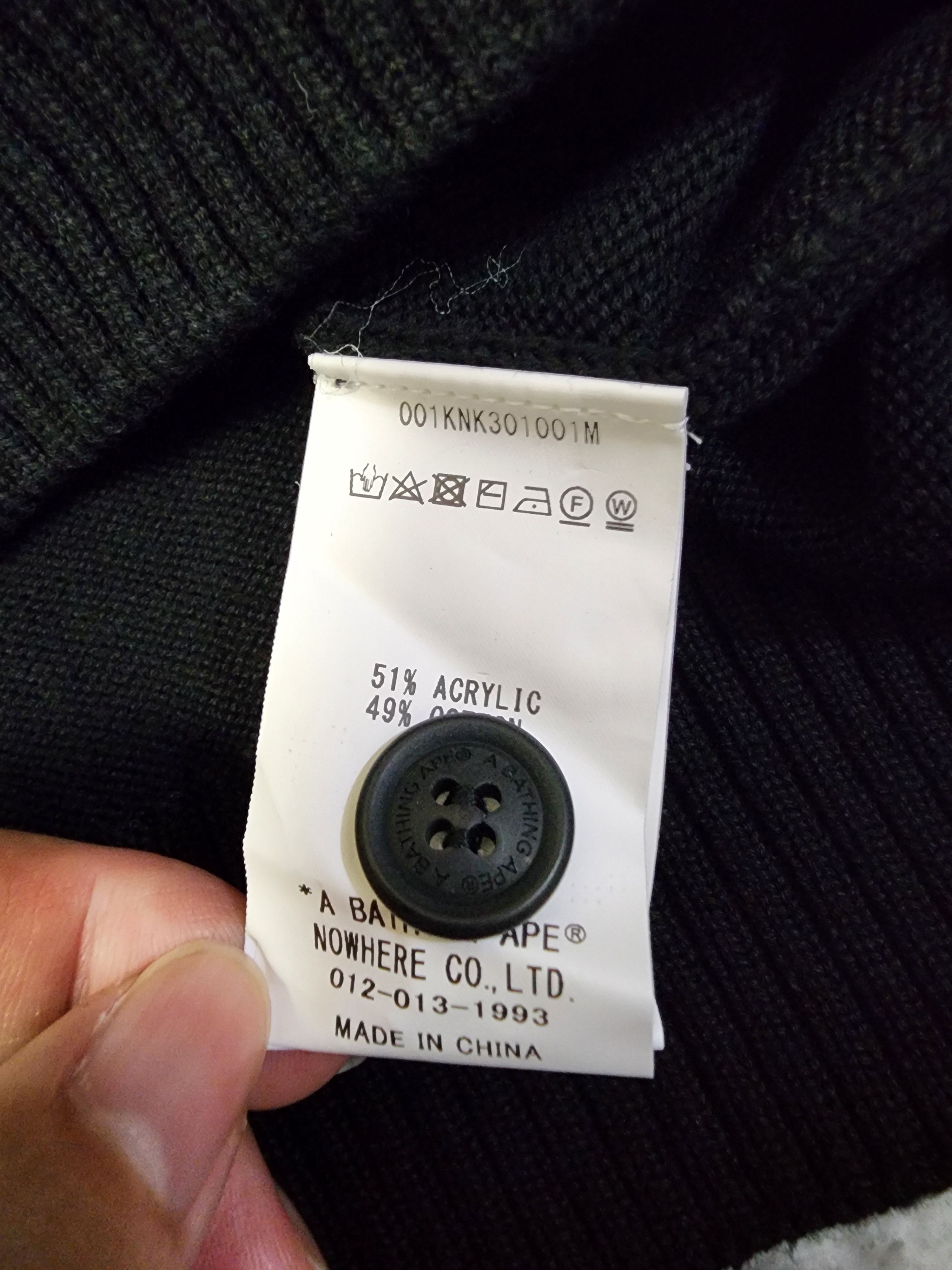 Bape Knit Cardigan Size US L / EU 52-54 / 3 - 11 Thumbnail