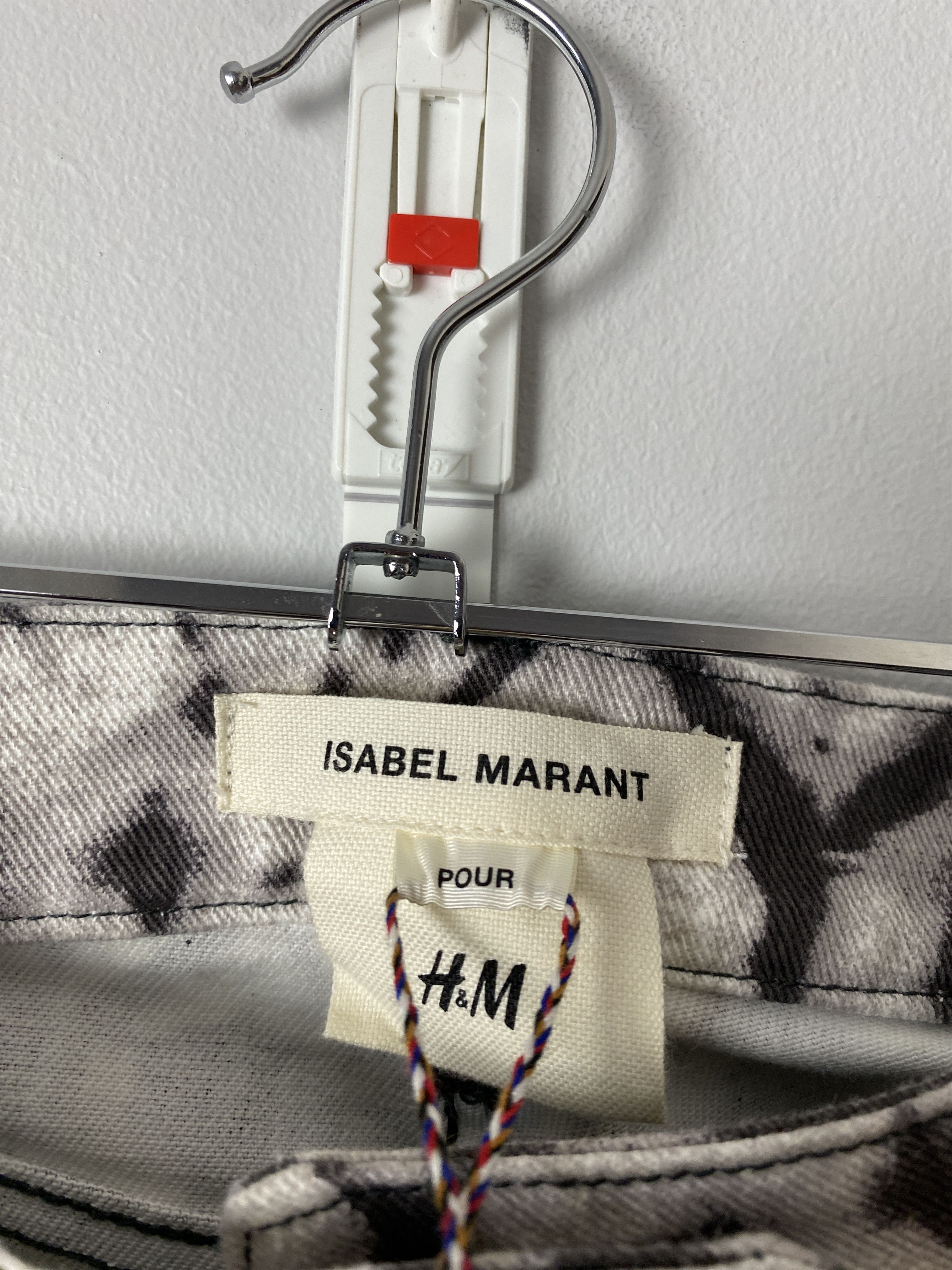 H&M × Isabel Marant H&M x Isabel Marant printed denim jeans pants Size 26" / US 2 / IT 38 - 5 Thumbnail
