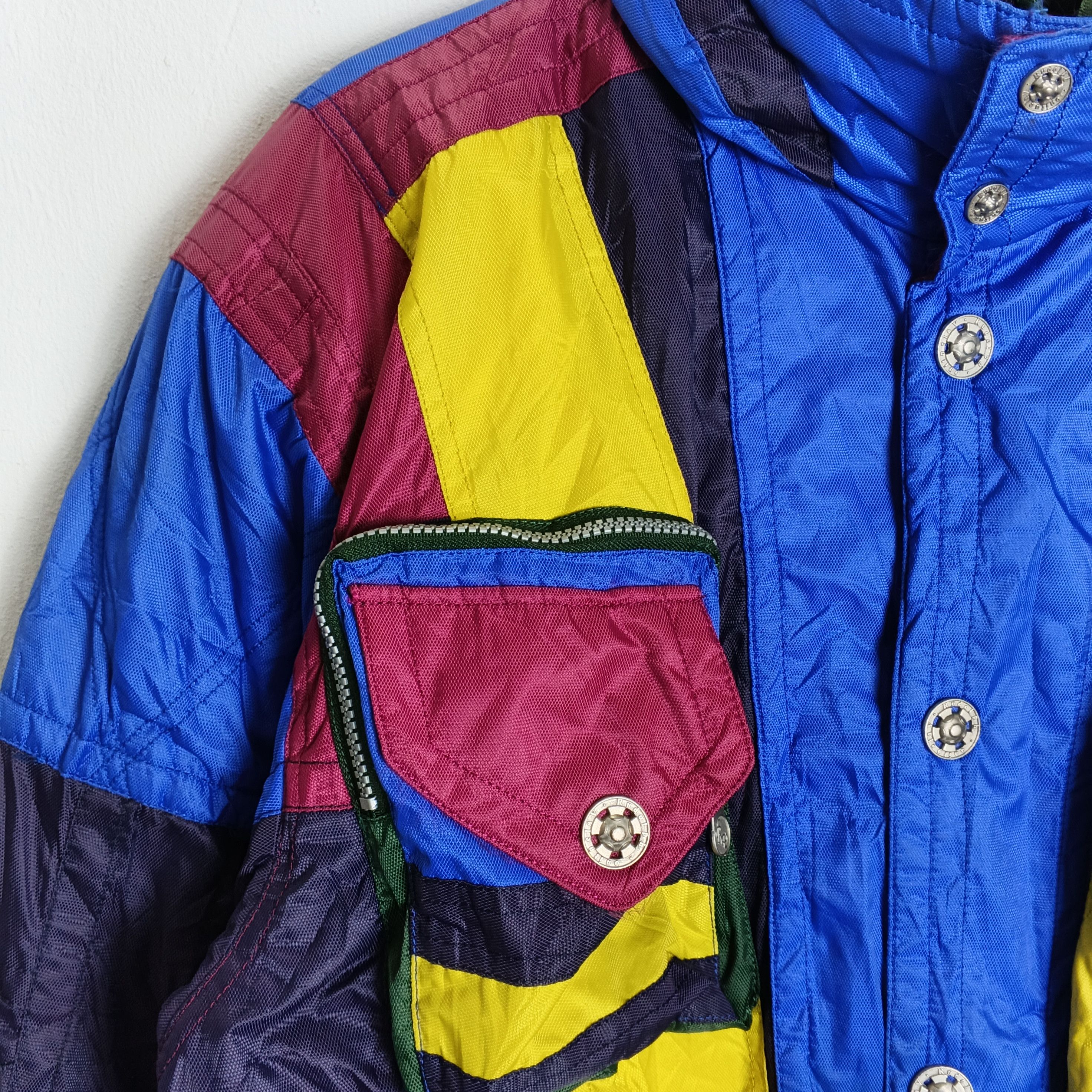 Valentino Rare 90's Rudolph Valentino Colorblock Ski Jacket Size US M / EU 48-50 / 2 - 6 Thumbnail