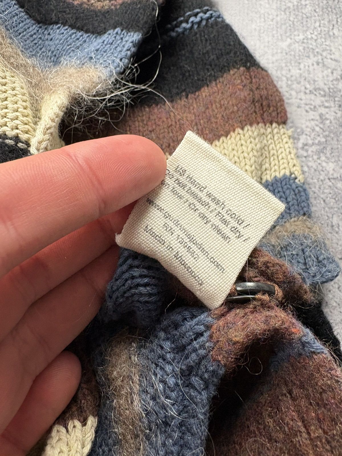 Gudrun Sjoden GUDRUN SJODEN Vintage Striped Wool Vest Luxury Streetwear Size S / US 4 / IT 40 - 9 Thumbnail