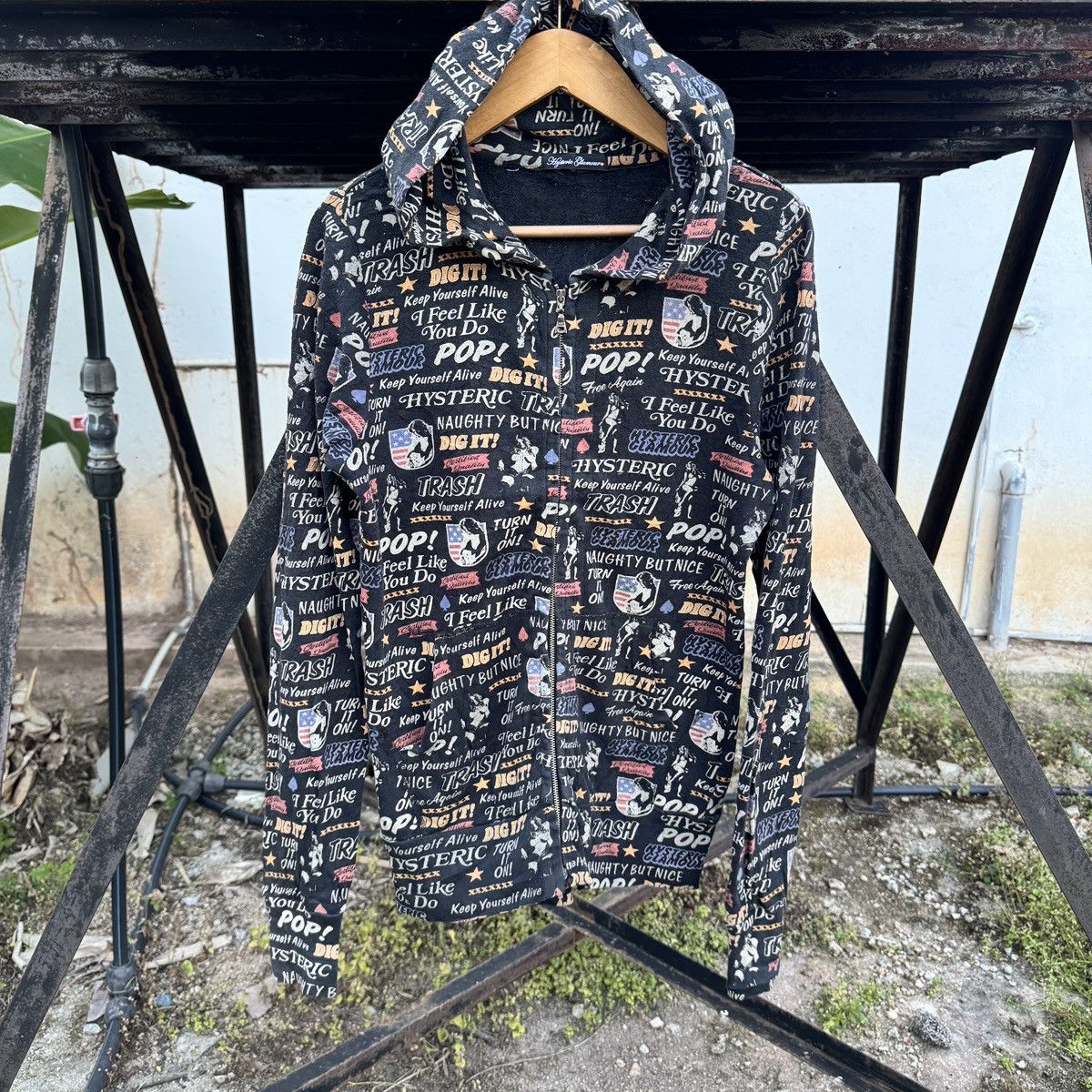Hysteric Glamour Hysteric Glamour Full Print hoodie Size US S / EU 44-46 / 1 - 1 Thumbnail