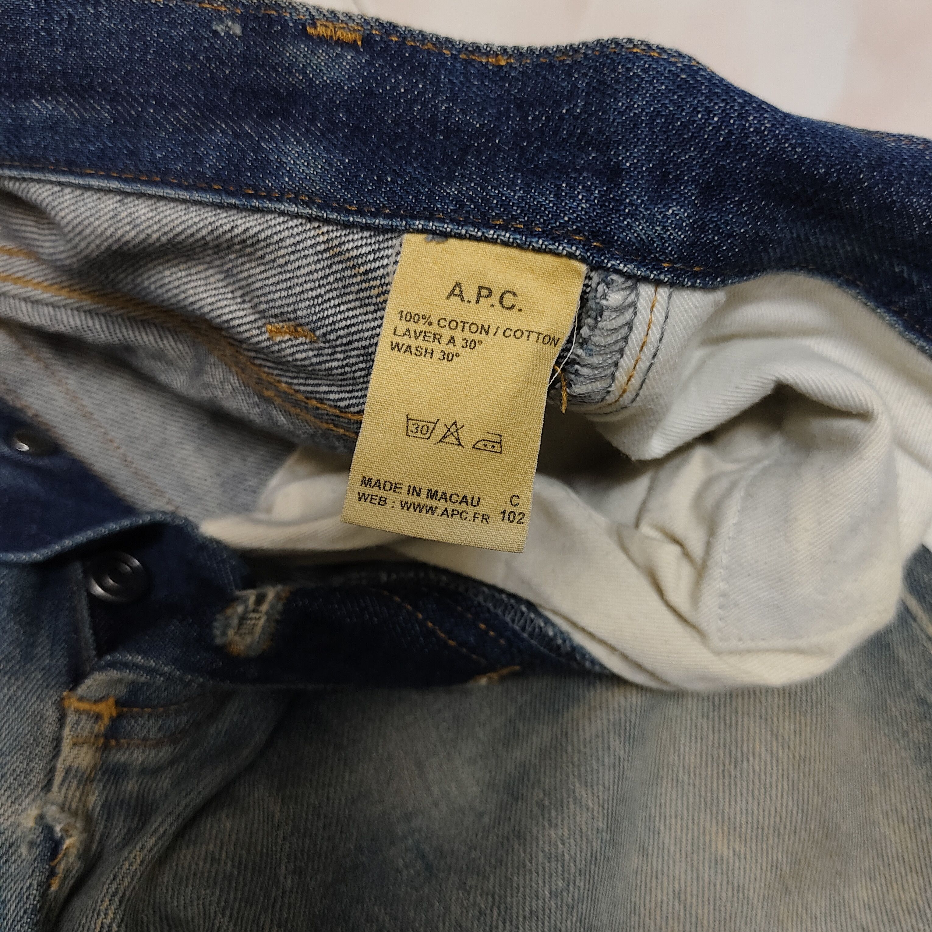 A.P.C. APC Distressed Selvedge Jeans Size US 29 - 3 Thumbnail