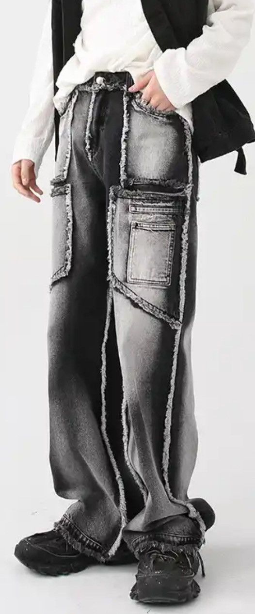 Spliced Personality Cool Simple Jeans