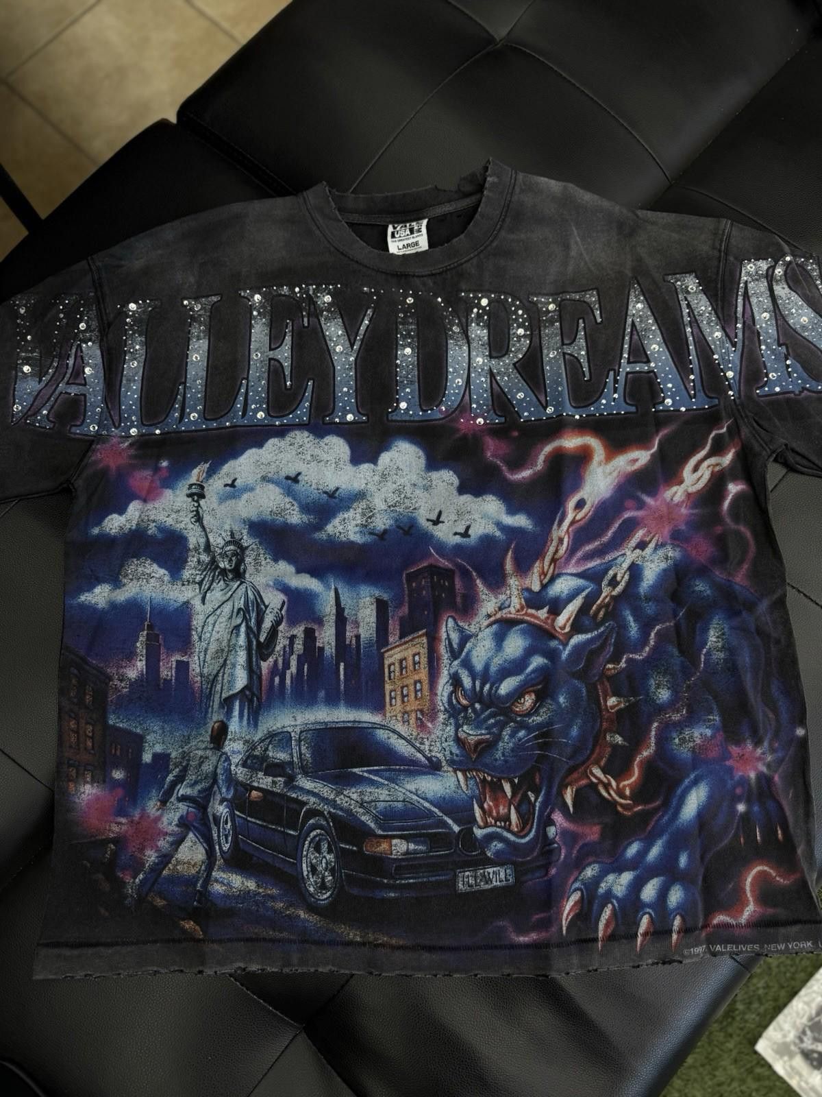 Vale Size Large - Vale Forever Summer Stone Bling Tee Authentic Size L / US 10 / IT 46 - 1 Thumbnail