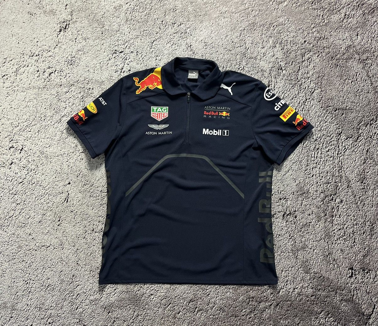 Puma × Red Bull Aston Martin 2017 Redbull Polo Formula One T-Shirt Size US XL / EU 56 / 4 - 1 Thumbnail