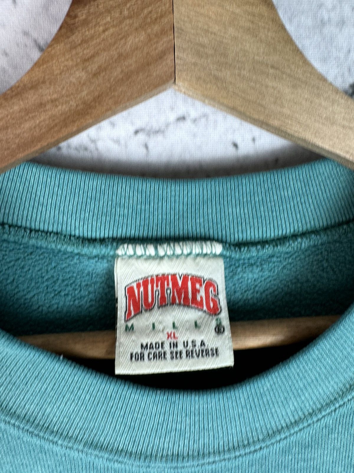 NBA Vintage 80s 1988 Charlotte Hornets Salem Sportswear Crewneck Size US XL / EU 56 / 4 - 3 Thumbnail