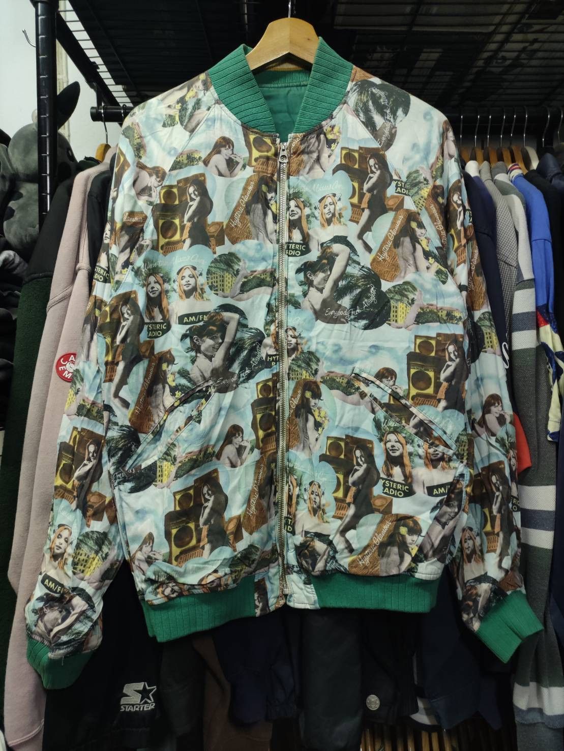 Hysteric Glamour Vtg Hysteric Glamour TOUR 84 Embroidered Reversible Sukajan Size US M / EU 48-50 / 2 - 2 Thumbnail