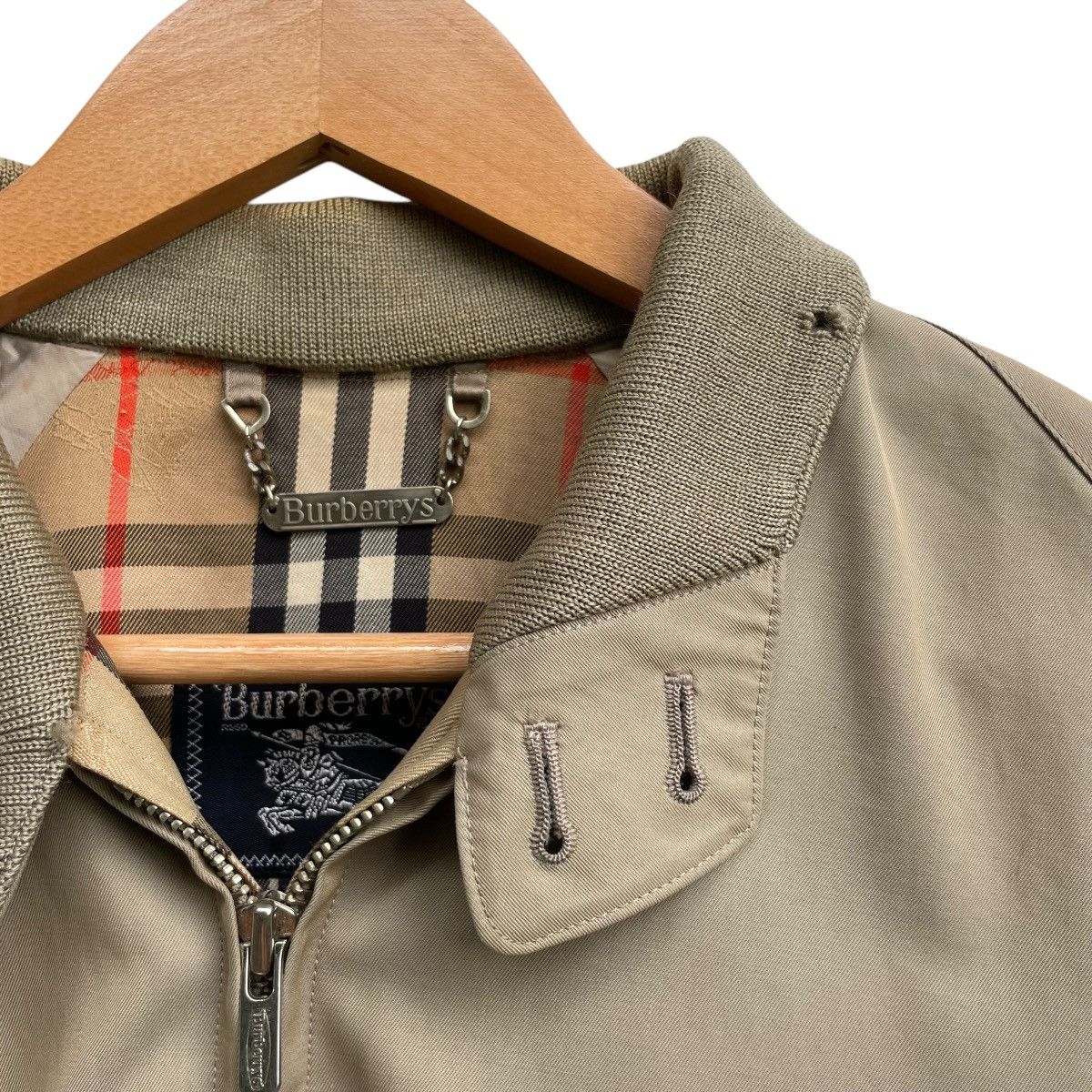 Burberry × Vintage 💥Vintage Burberrys Nova Check Bomber Jacket Size US M / EU 48-50 / 2 - 4 Thumbnail