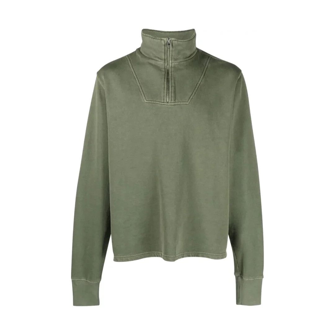 Image of Les Tien O1Mle0424 Yacht Sweater In Green, Men's (Size XL)