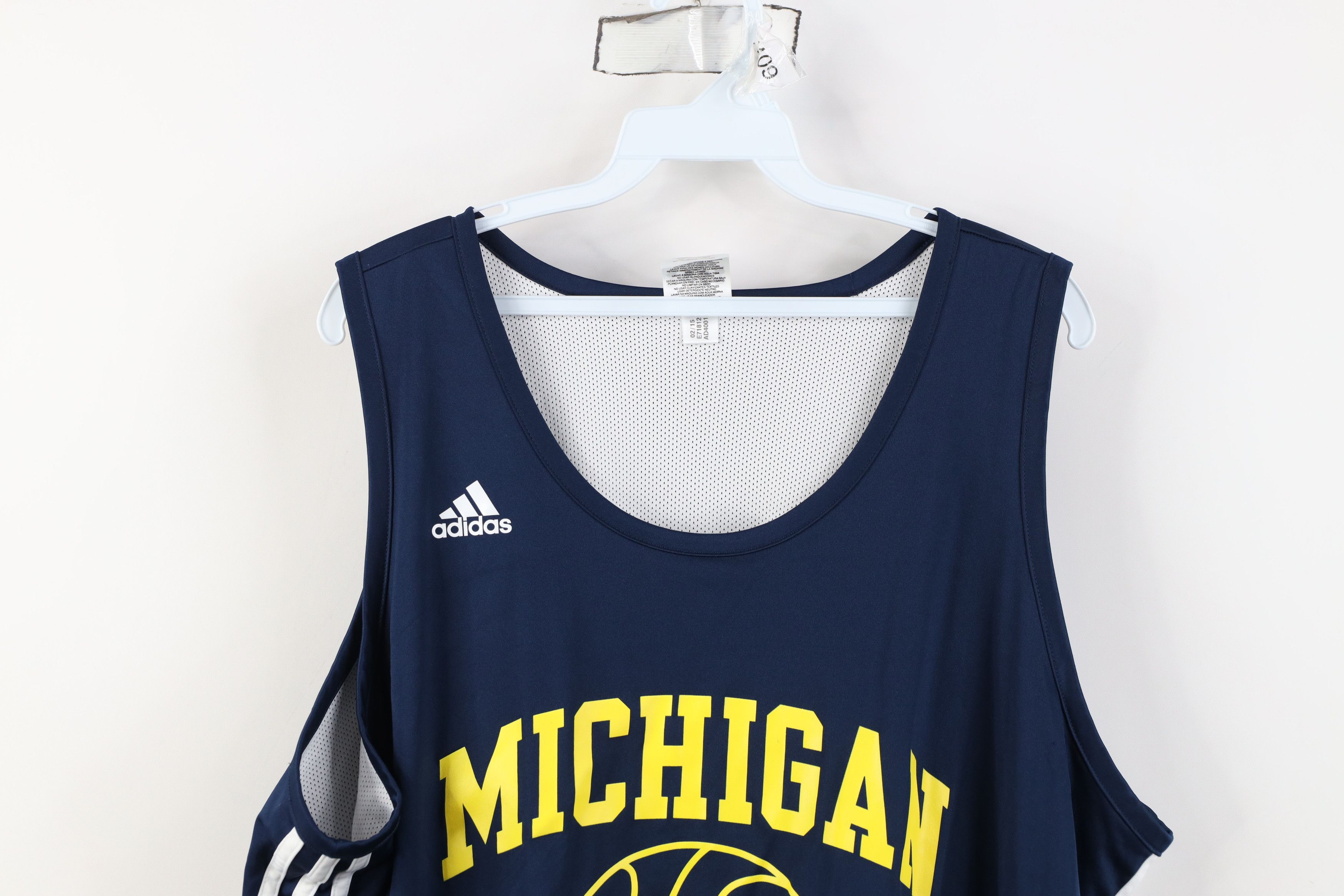 Adidas New Adidas Reversible University of Michigan Jersey Size US XL / EU 56 / 4 - 2 Thumbnail