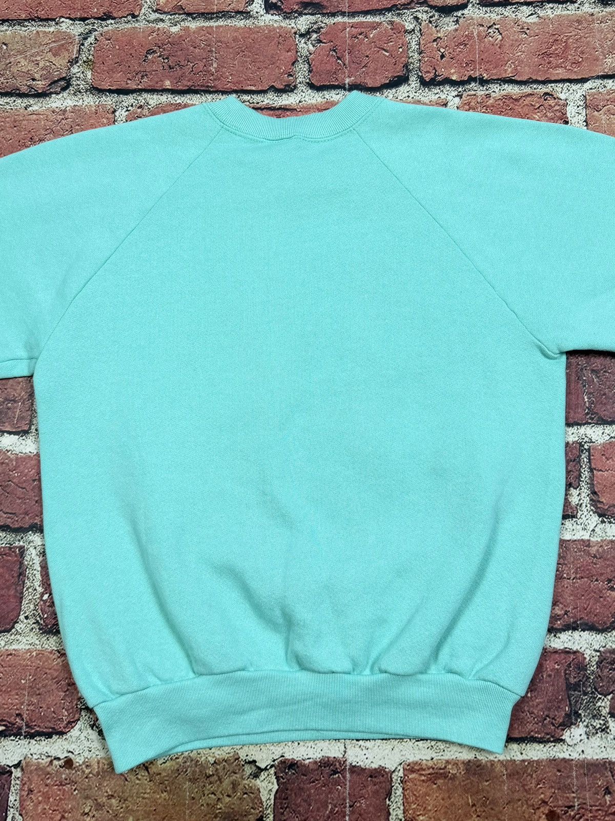 Fruit Of The Loom Vintage Deer Nature Art Sweatshirt Crewneck Teal Blue 90s Size US M / EU 48-50 / 2 - 5 Thumbnail