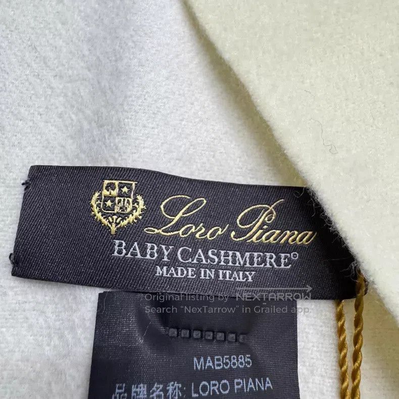 Loro Piana Loro Piana size 185*45cm Fringed Cashmere Scarf Size ONE SIZE - 3 Thumbnail
