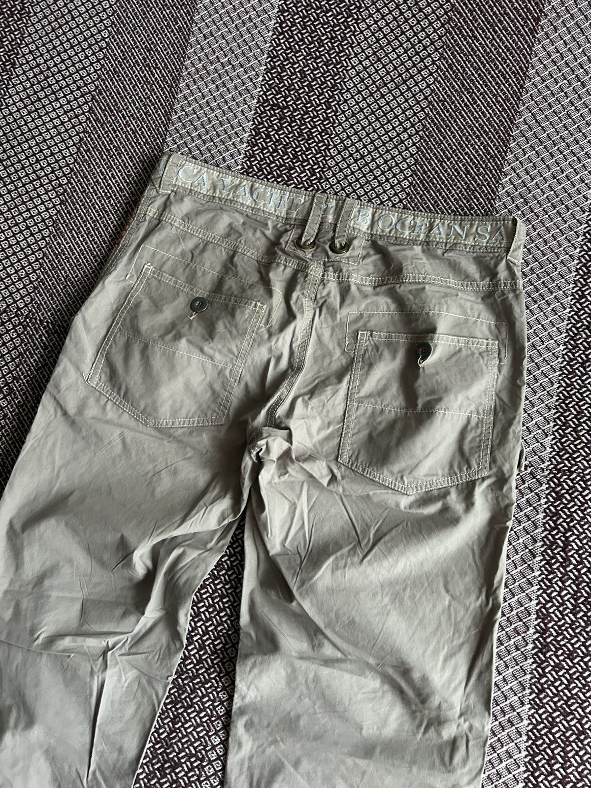 Nautica Vintage Nautica American Flag Pants Mens Army Style Size 32 Size US 32 / EU 48 - 4 Thumbnail