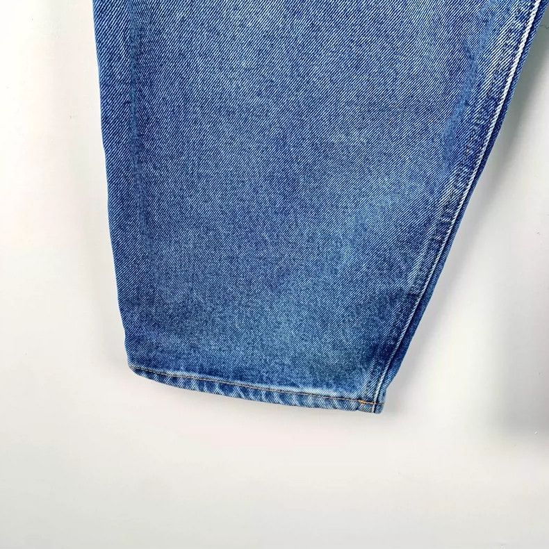 Maison Margiela Maison Margiela Blue washed cotton casual denim straight t Size 25" / US 0 / IT 36 - 4 Thumbnail