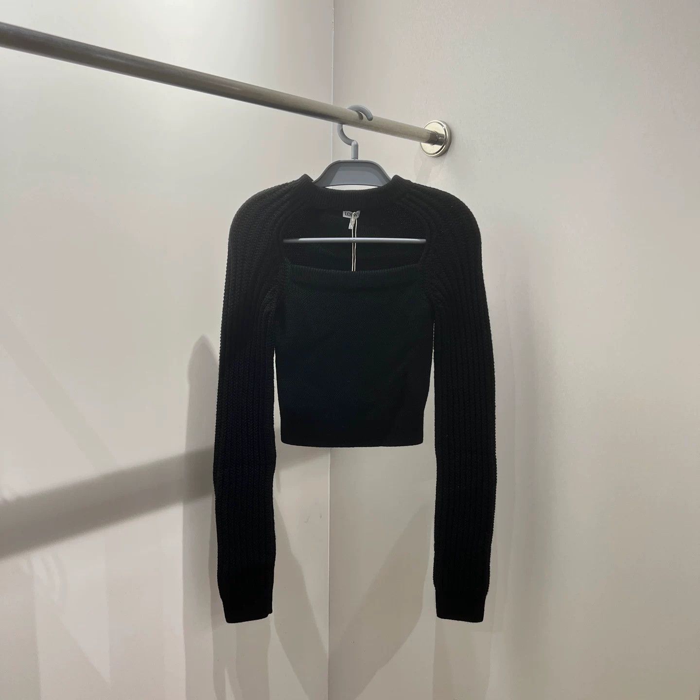 Loewe Loewe Wool Cropped T-Shirt S Women Size S / US 4 / IT 40 - 1 Thumbnail