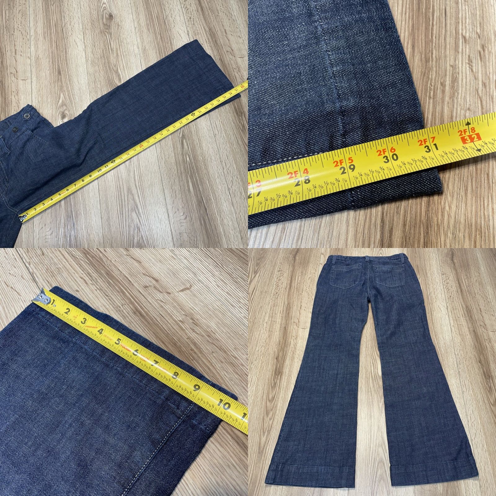 Eddie Bauer VINTAGE Eddie Bauer Womens Jeans Flare Pants Size 6 Blue Cotton Blend Denim Size 28" / US 6 / IT 42 - 8 Thumbnail