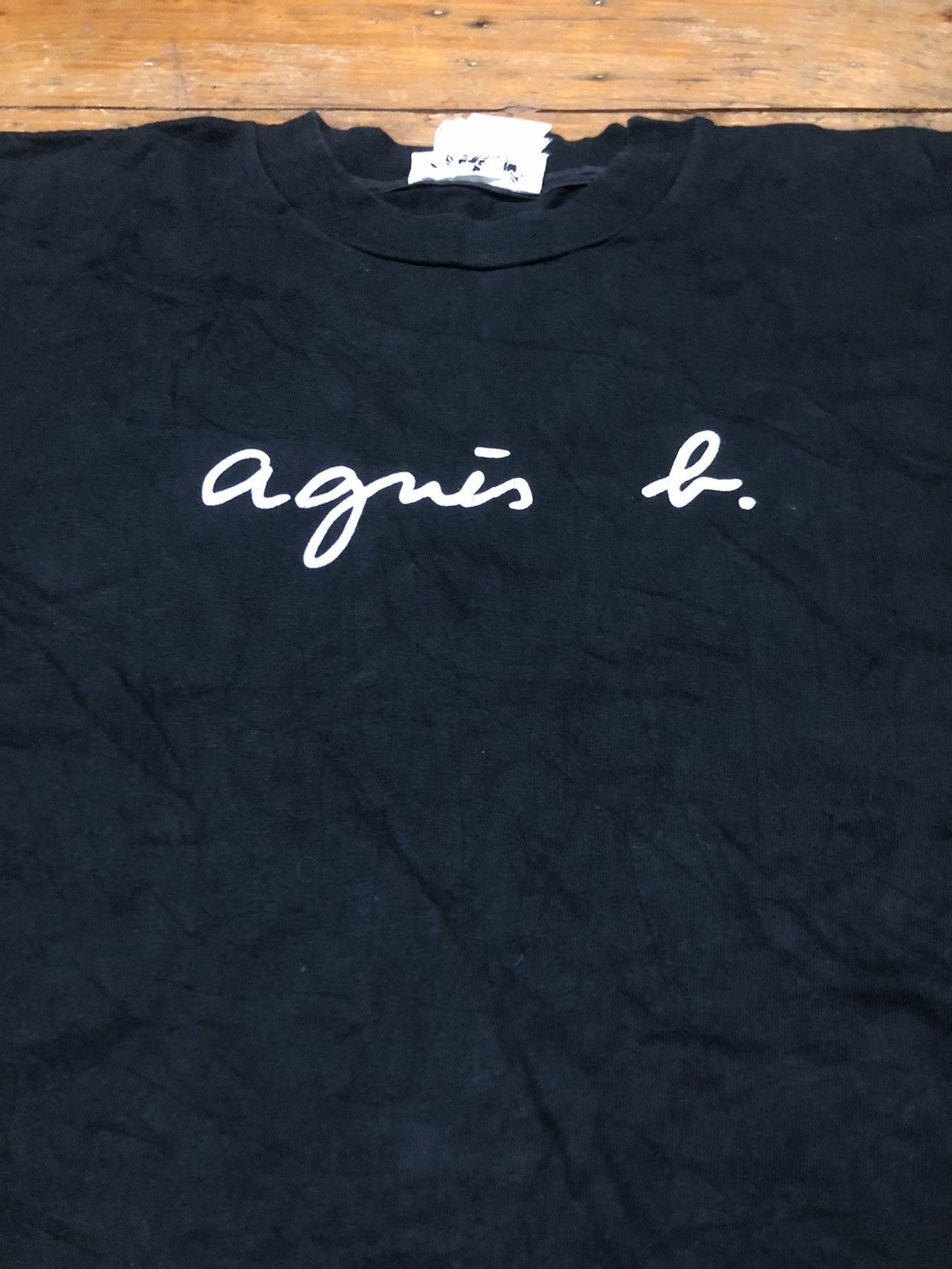 Designer × Vintage × agnes b. Hype 90s Agnes B Enfant Paris Kids Printed Tee Size XXS / US 00 / IT 34 - 3 Thumbnail