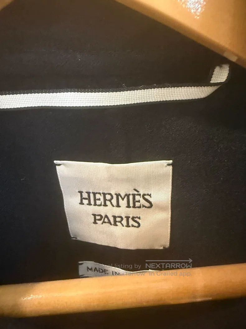Hermes Hermes Black Hooded Vest Dress, 86% Cashmere, 14% Silk Fab Size XS / US 0-2 / IT 36-38 - 5 Thumbnail