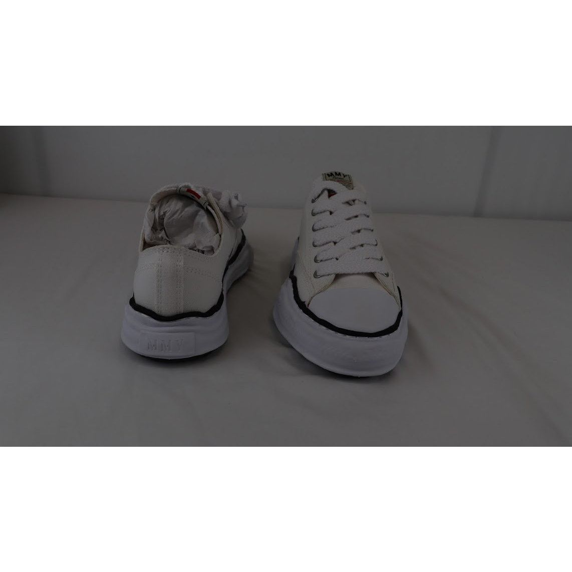 Maison MIHARA YASUHIRO o1rshd1 OG Sole Canvas Low-top Sneaker in Beige/White Size US 8 / EU 41 - 7 Thumbnail