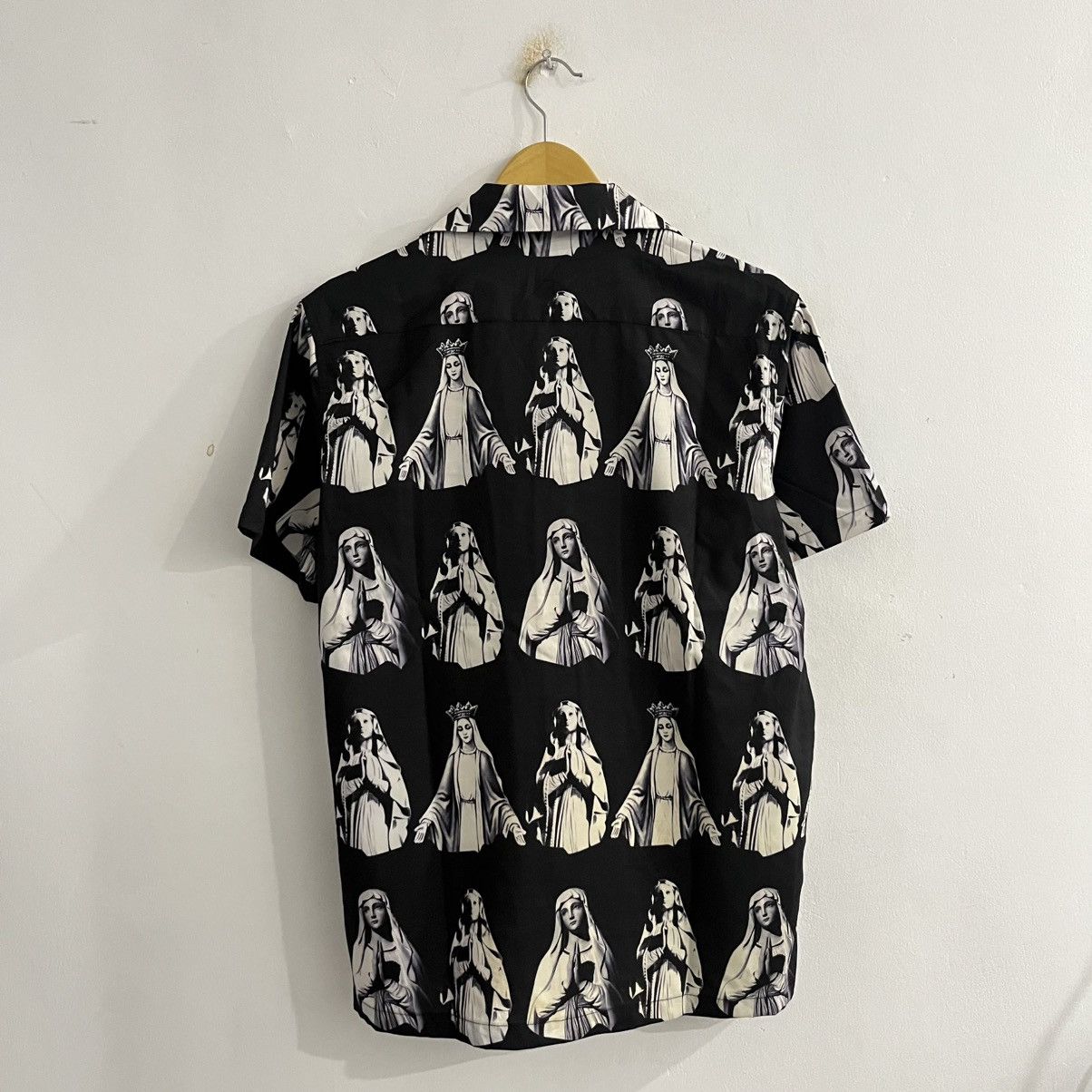Japanese Brand Blank - Mary Pattern Campcollar Button Up Size US M / EU 48-50 / 2 - 5 Thumbnail