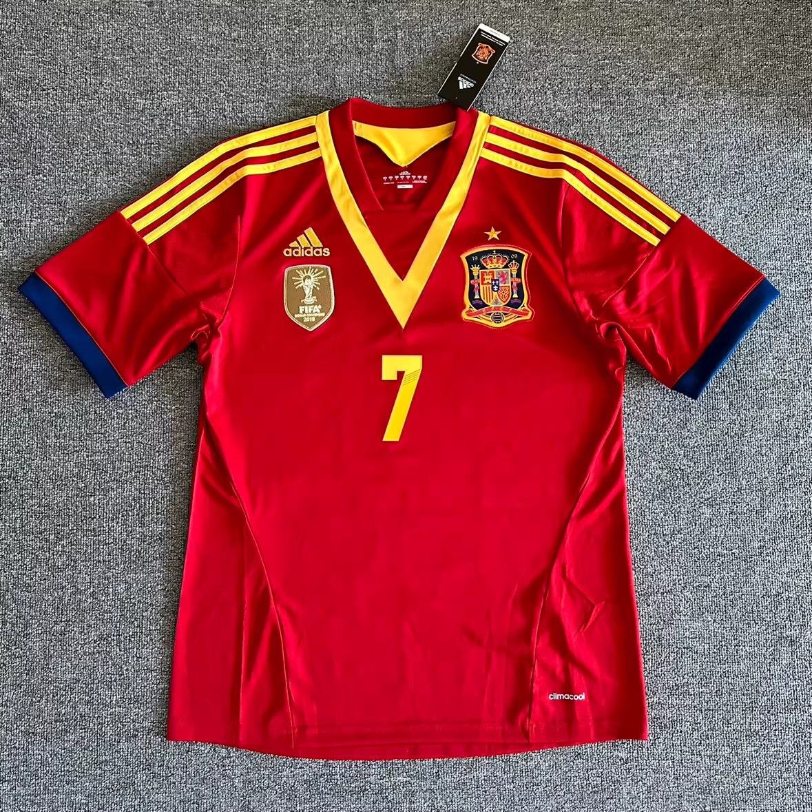 Other 2013 Spain #7 David Villa Jersey Size US XL / EU 56 / 4 - 1 Thumbnail