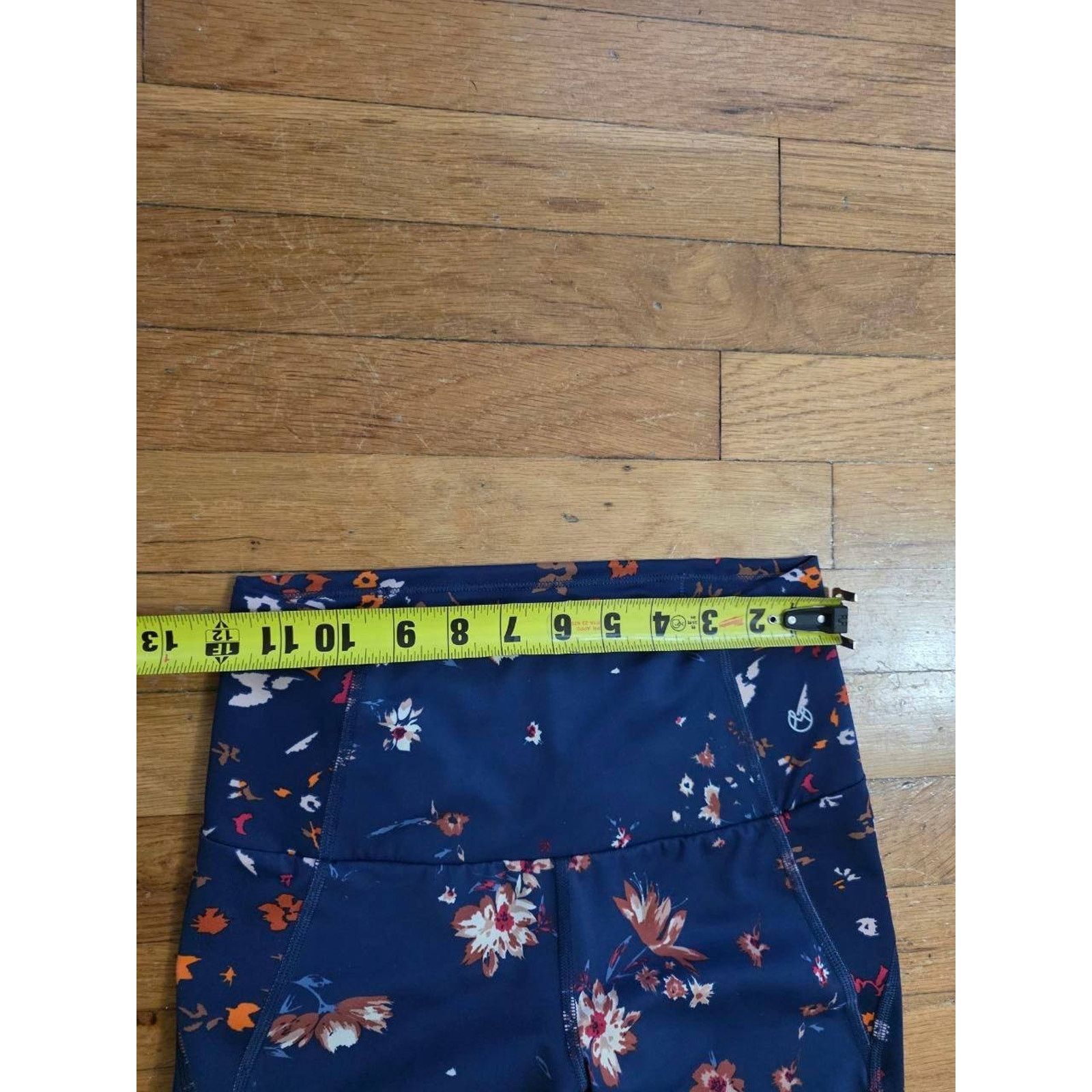MAATEE & SONS Maaji Women's Y2K Full Leggings Floral Navy Size S A001549 Size 34" / US 12 / IT 48 - 3 Thumbnail