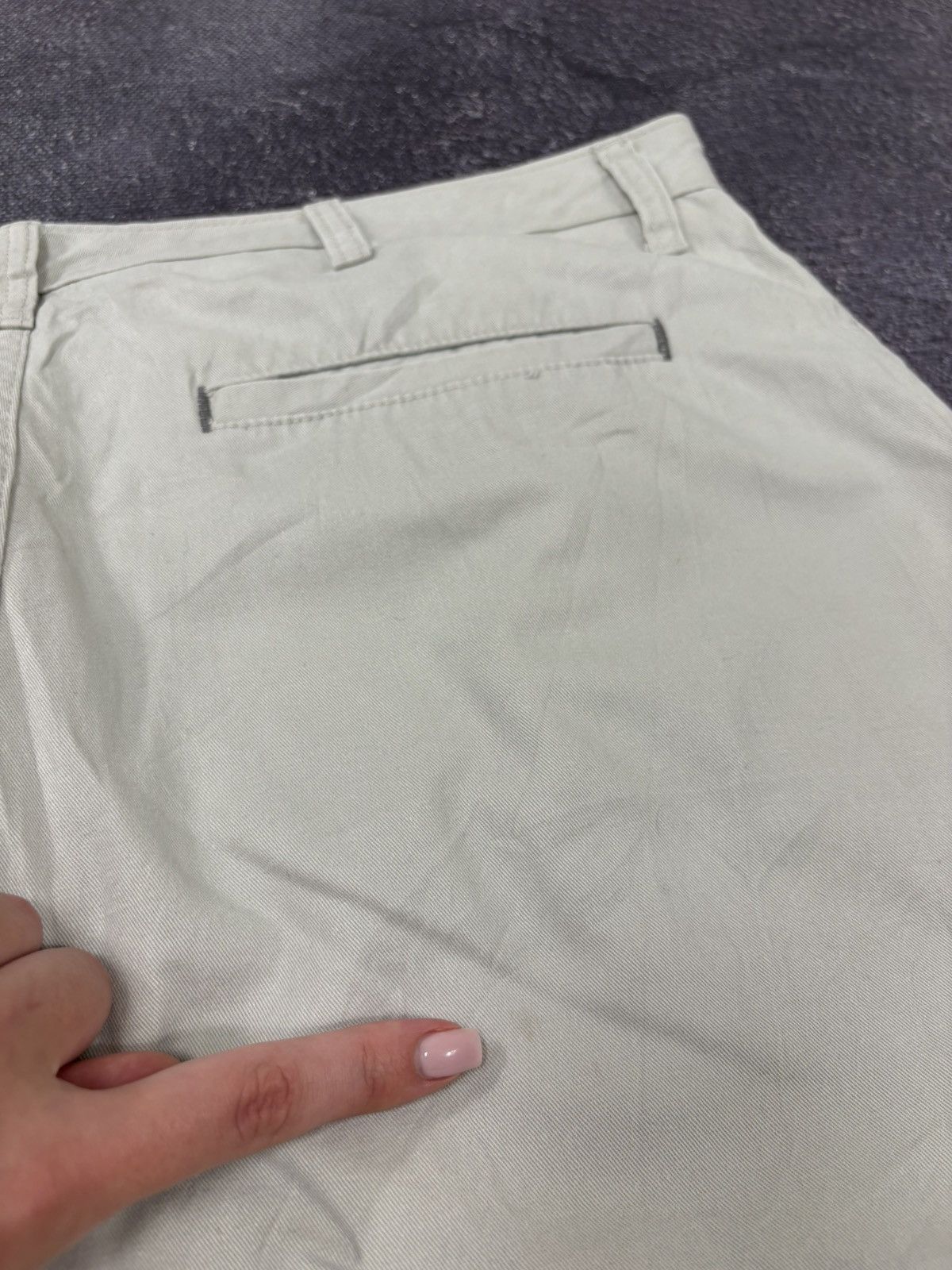 Vintage Vintage Wrangler Y2K Beige USA Work Hype Baggy Cargo Shorts Size US 36 / EU 52 - 15 Thumbnail