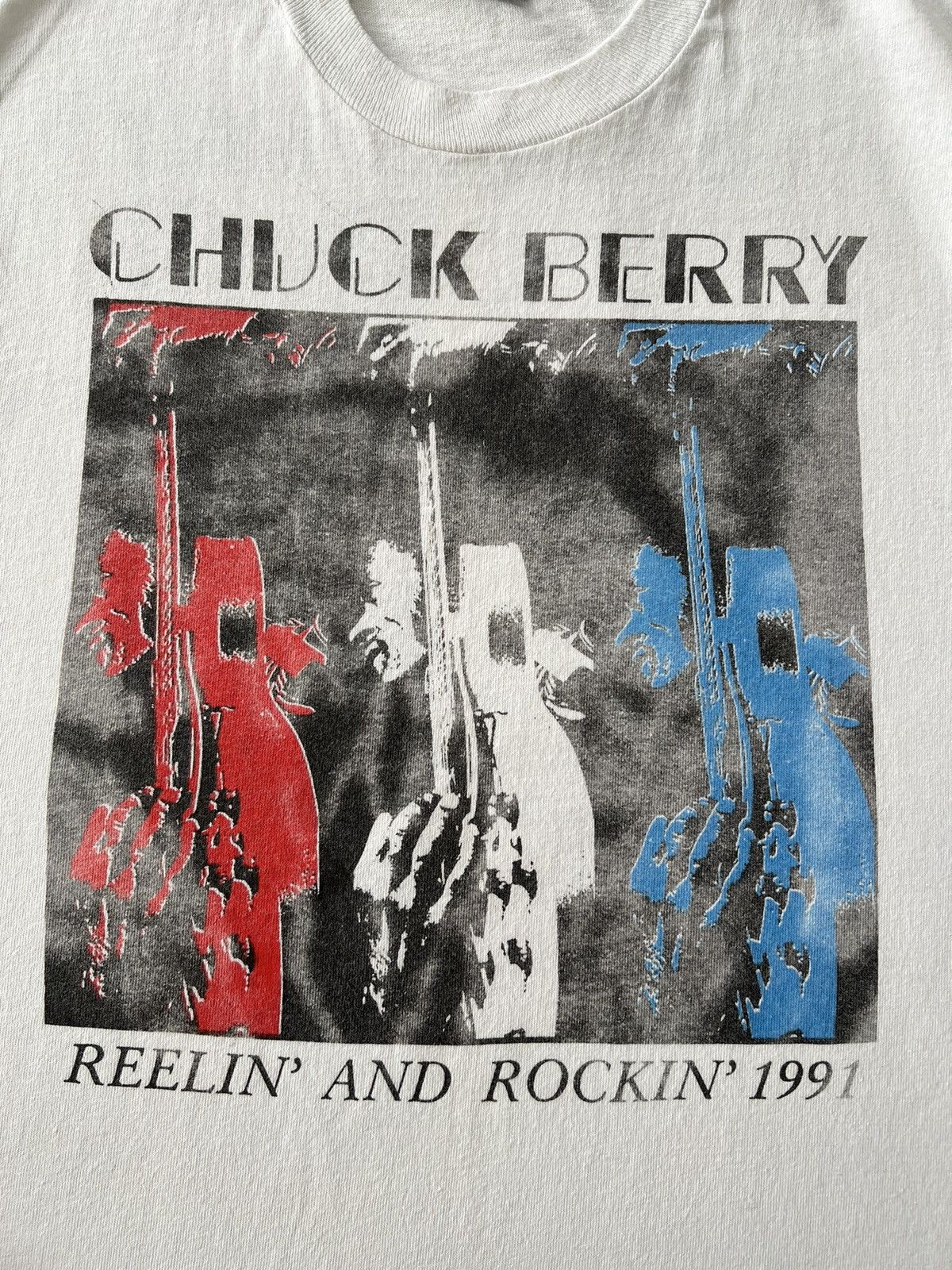 Band Tees Vintage 1991 Chuck Berry Reelin' and Rockin' Tank Top Tshirt Size US L / EU 52-54 / 3 - 4 Thumbnail