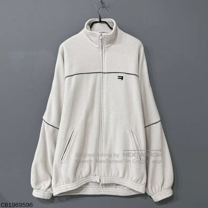 Balenciaga Balenciaga Double Hook Logo Fleece Zip-up Jacket Size US S / EU 44-46 / 1 - 4 Thumbnail