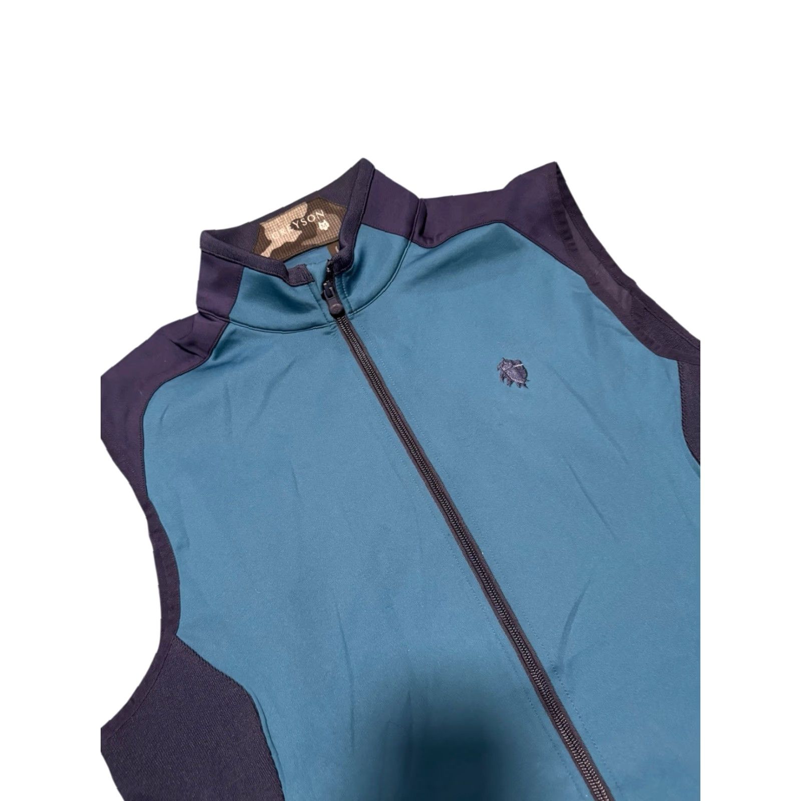 Vintage Greyson Golf Sequoia Lux Full Zip Performance Vest Wool Blend Blue Men’s M Logo Shirt Size US M / EU 48-50 / 2 - 3 Thumbnail