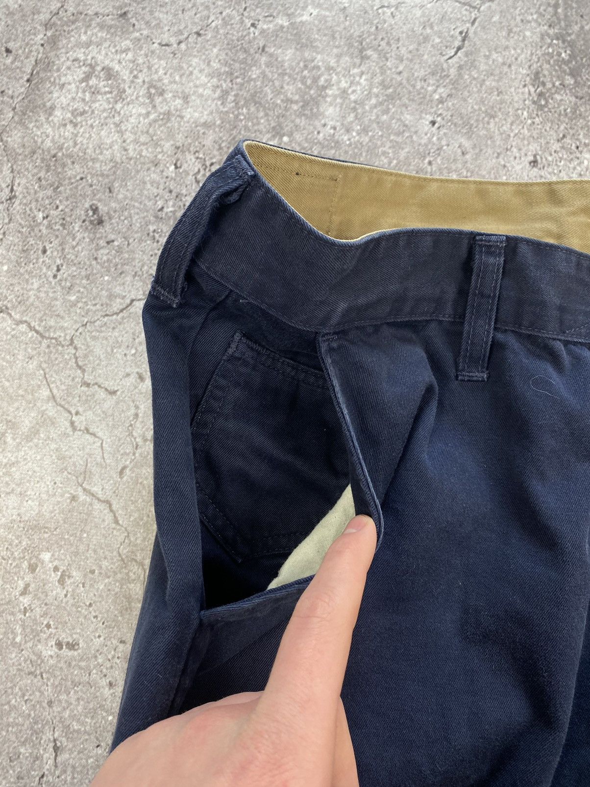 Edwin × Japanese Brand Vintage Edwin baggy Chino Japan Pants Size 33/34 Size US 34 / EU 50 - 4 Thumbnail
