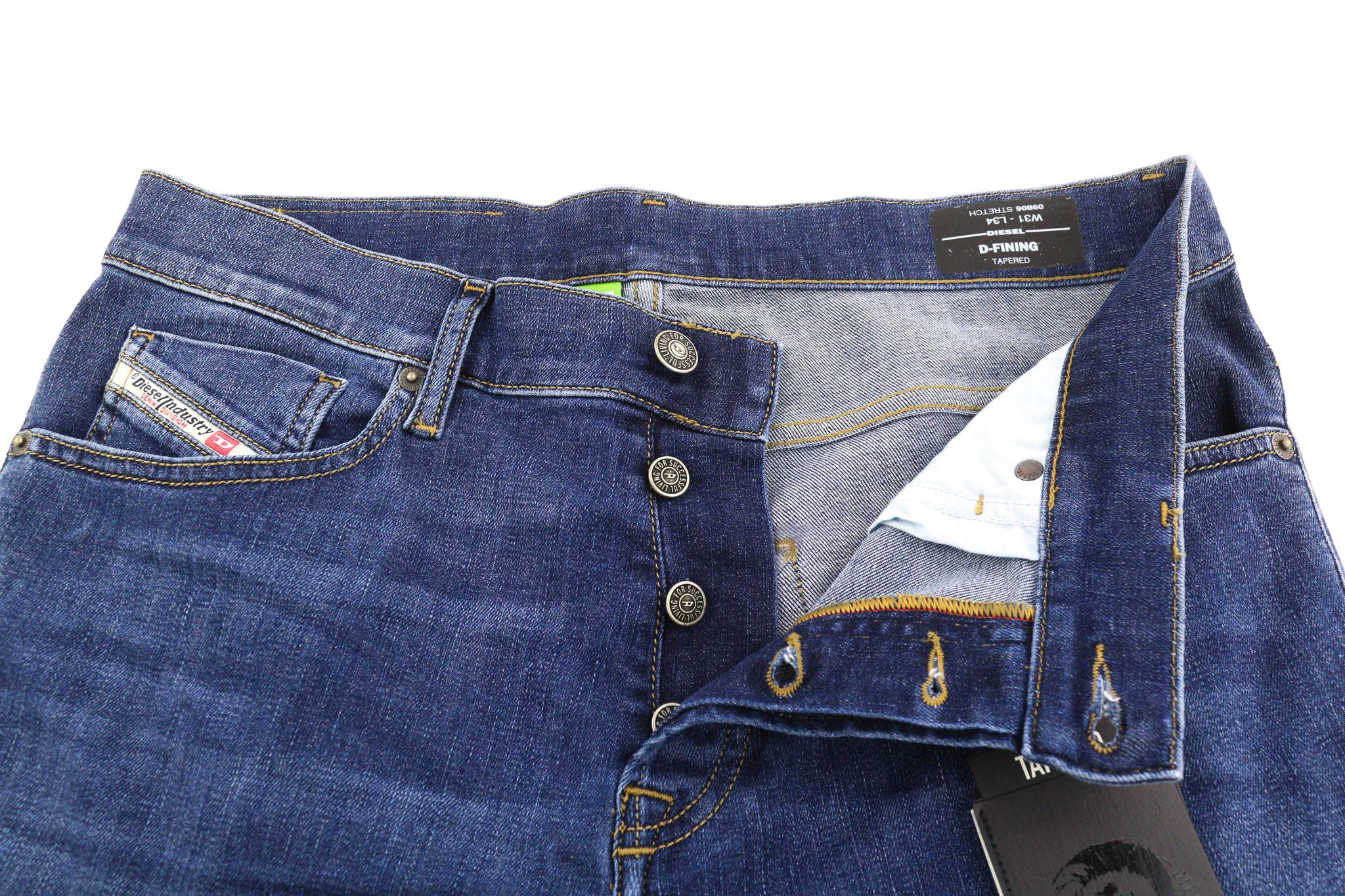 Diesel D-FINING 09B06 W31/L34 Stretch Washed 40426 Size US 31 - 4 Thumbnail