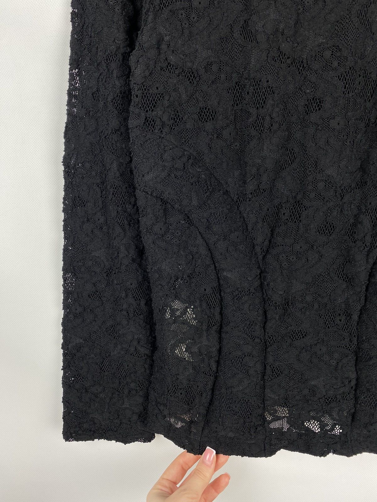 Comme des Garcons BNWT! Comme Des Garçons floral lace long sleeve top tunic Size S / US 4 / IT 40 - 21 Thumbnail