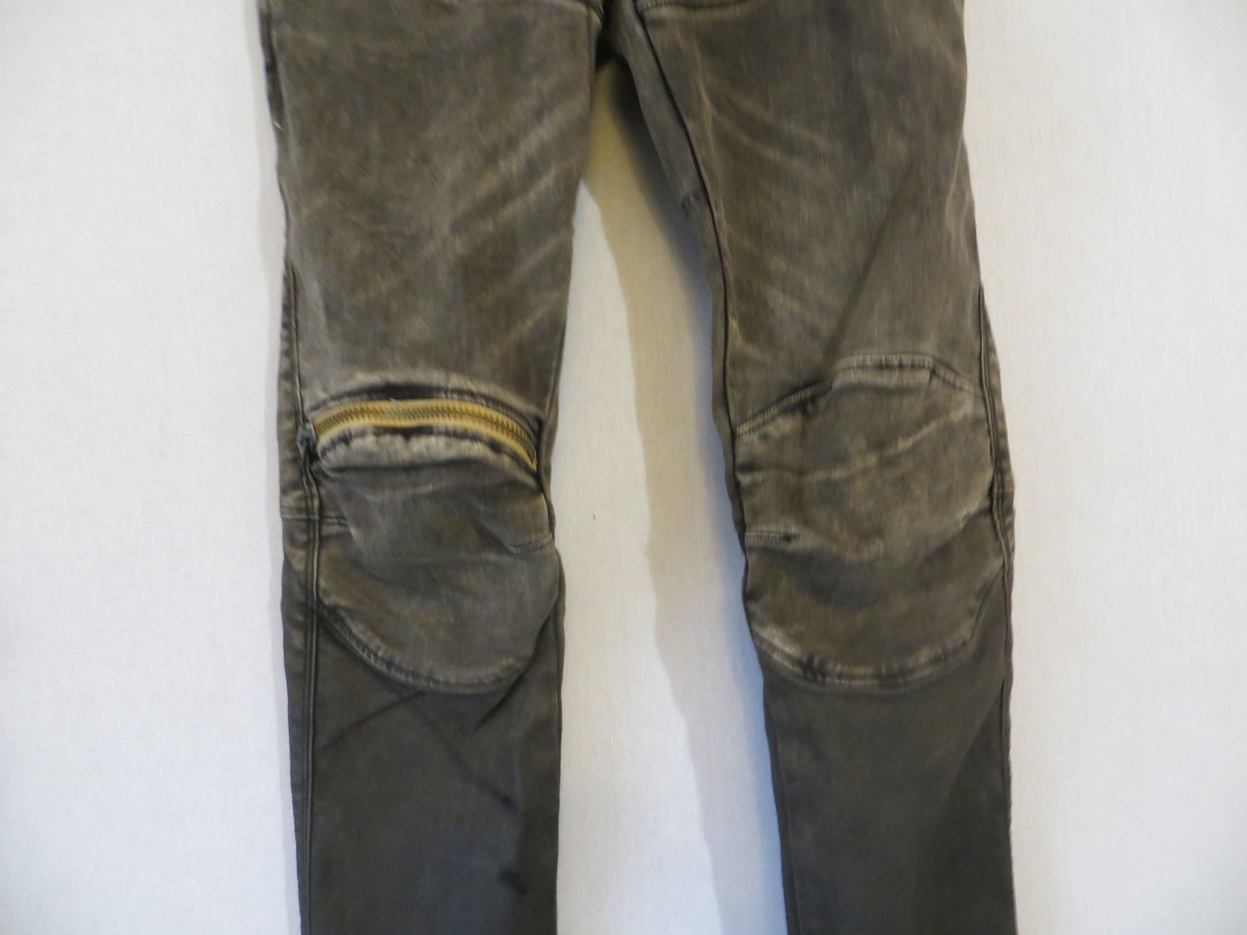 G-Star 5620 3D ZIP KNEE STRETCH JEANS Size US 27 - 2 Thumbnail