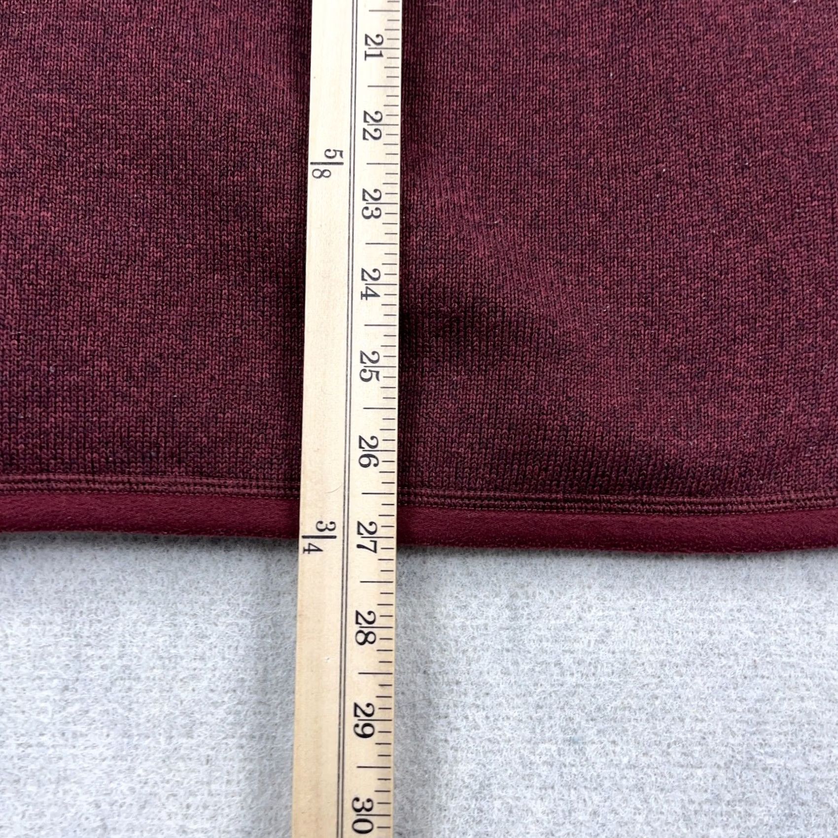 Patagonia Patagonia Sweater Men 2XL Pullover 1/4 Zip Mock Neck Red Heather Knit Jacket Casual Outdoor Size US XXL / EU 58 / 5 - 7 Thumbnail