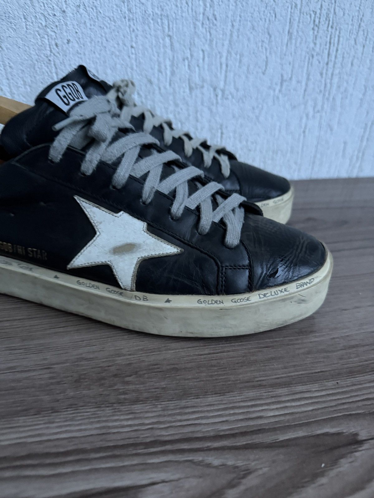 Golden Goose Hi star leather trainers Size US 9 / EU 42 - 4 Thumbnail