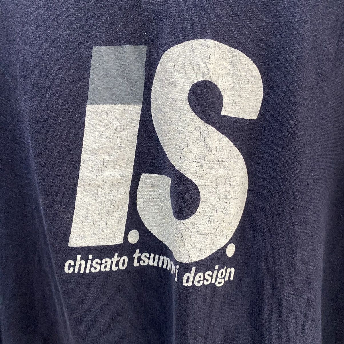 Issey Miyake 80s ISSEY MIYAKE TSUMORI CHISATO "I.S." Big Logo Long Sleeve Size US S / EU 44-46 / 1 - 5 Thumbnail