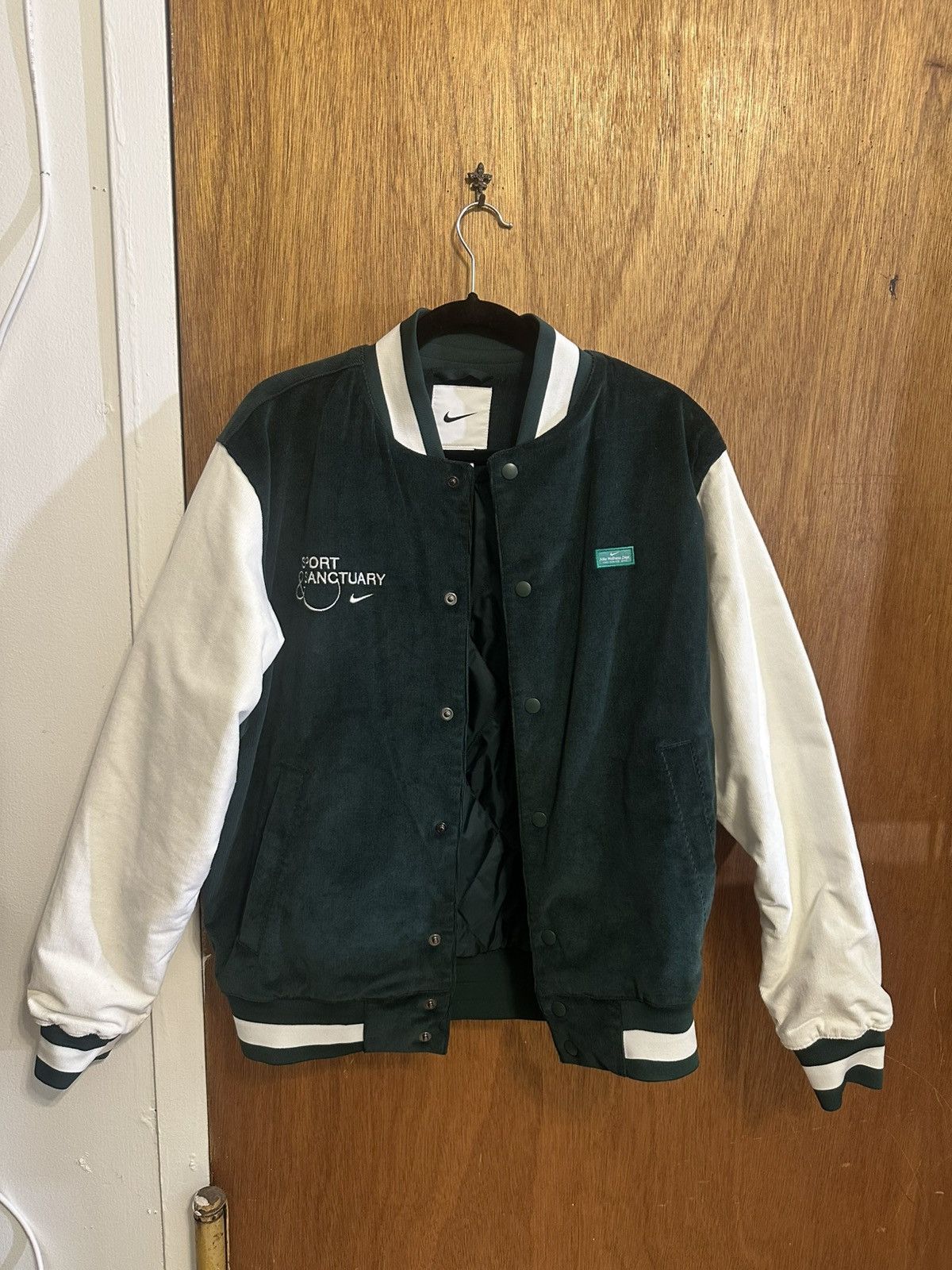 Nike Nike Corduroy Bomber Varsity Jacket Size US S / EU 44-46 / 1 - 1 Thumbnail