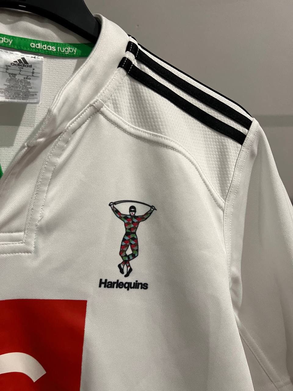 Adidas 2014/15 HARLEQUINS AWAY RUGBY UNION SHIRT JERSEY SIZE L MENS Size US L / EU 52-54 / 3 - 5 Thumbnail