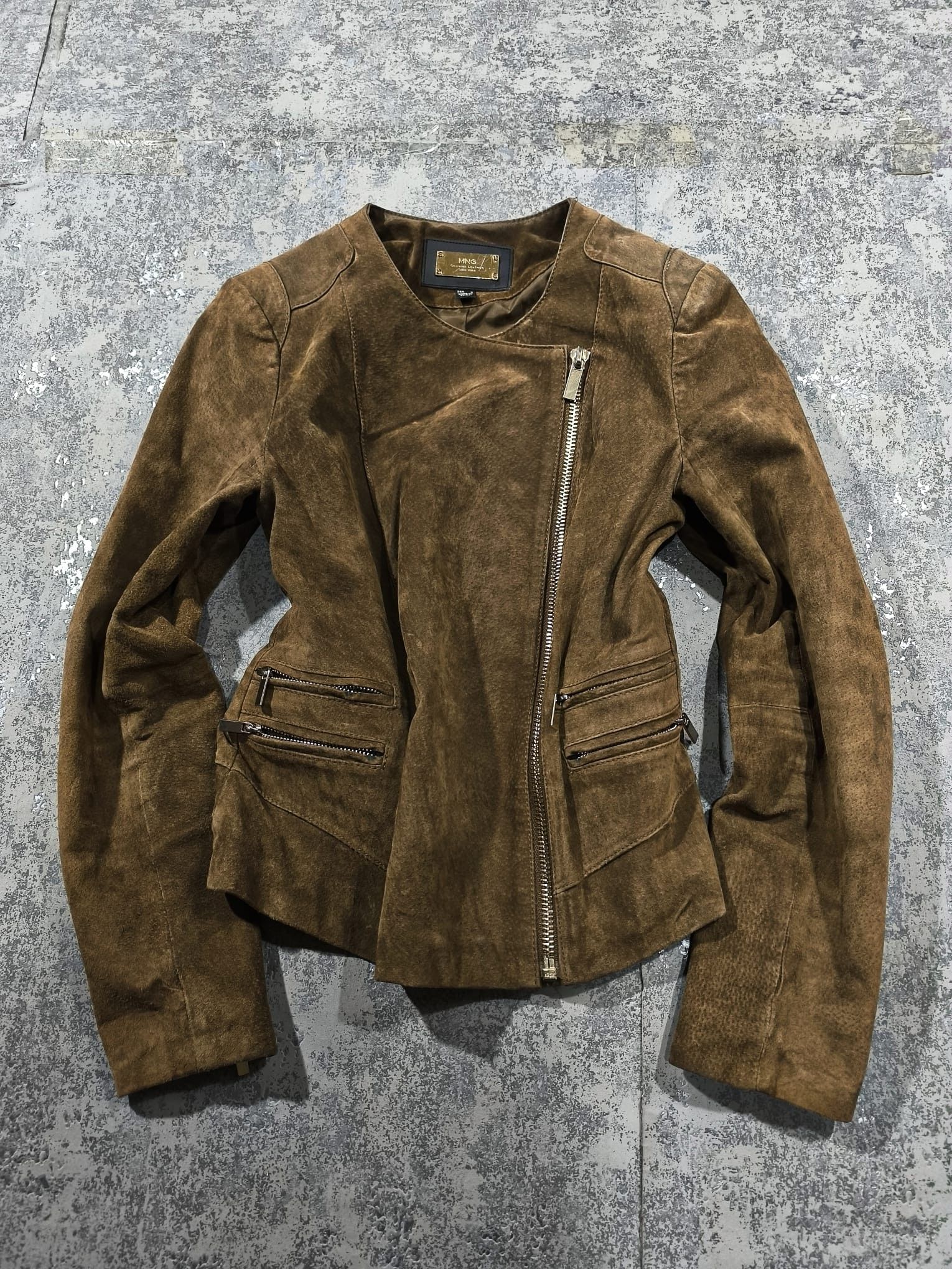 Hysteric Glamour SUEDE LEATHER CROP MOTO BIKER GIRL JACKET Size M / US 6-8 / IT 42-44 - 13 Thumbnail